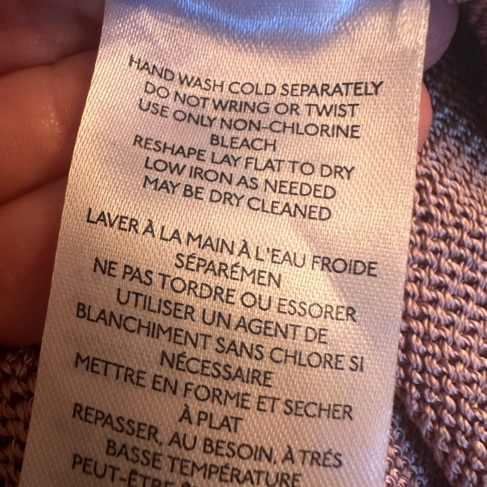Free People Lavender/Mauve Sweater- Size Small - Picture 9 of 10
